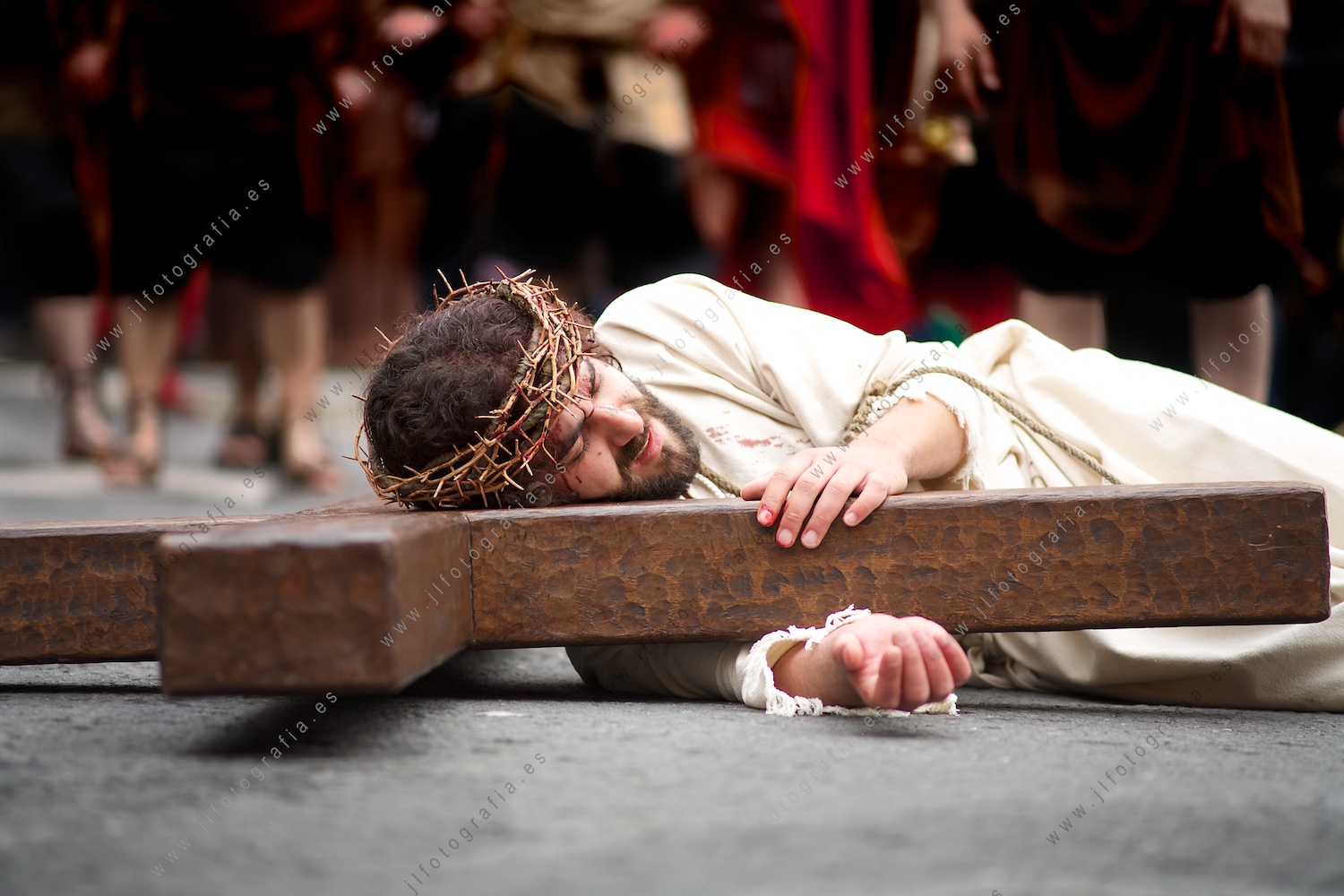 Segunda caída de Jesucristo.