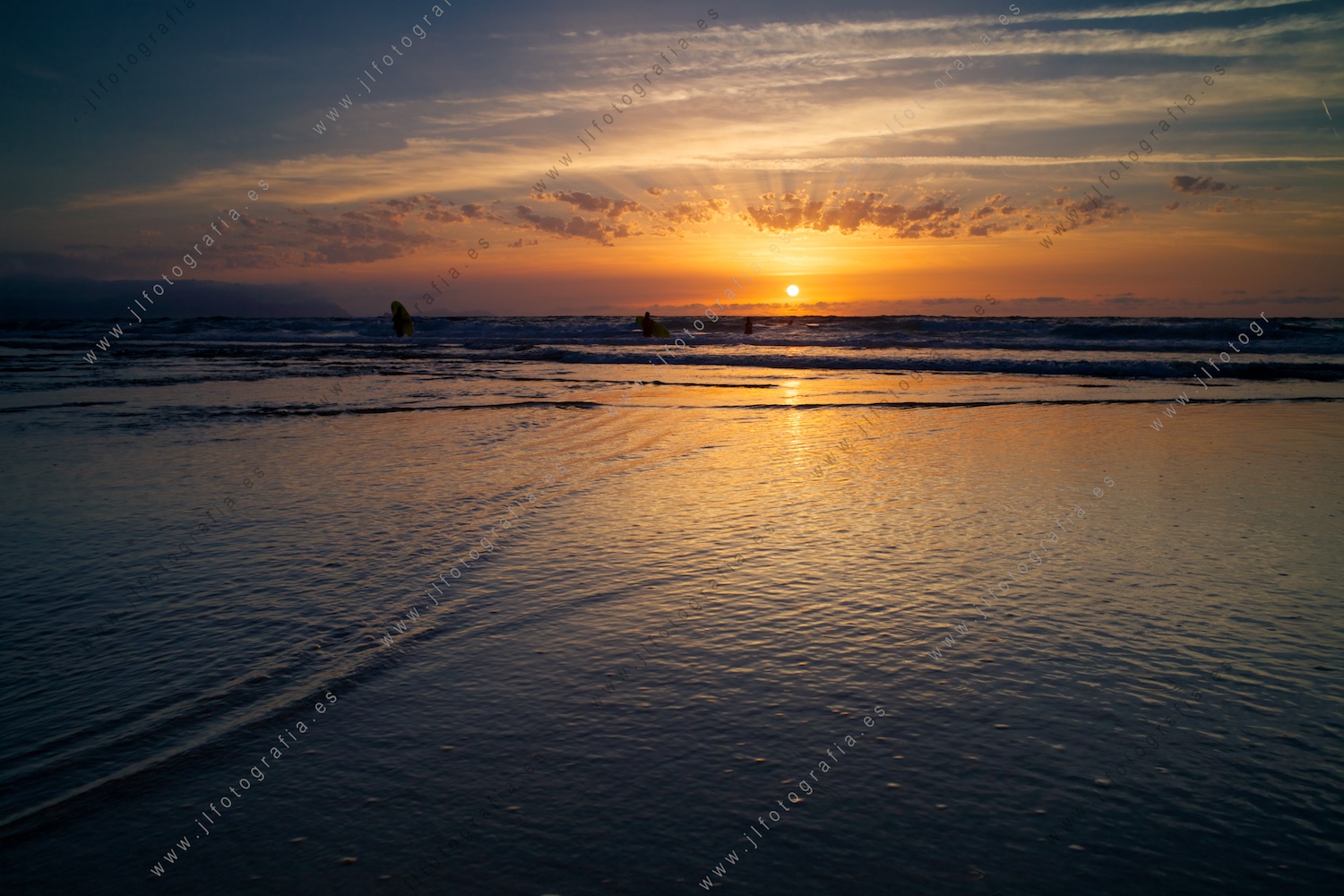 Postal de ocaso