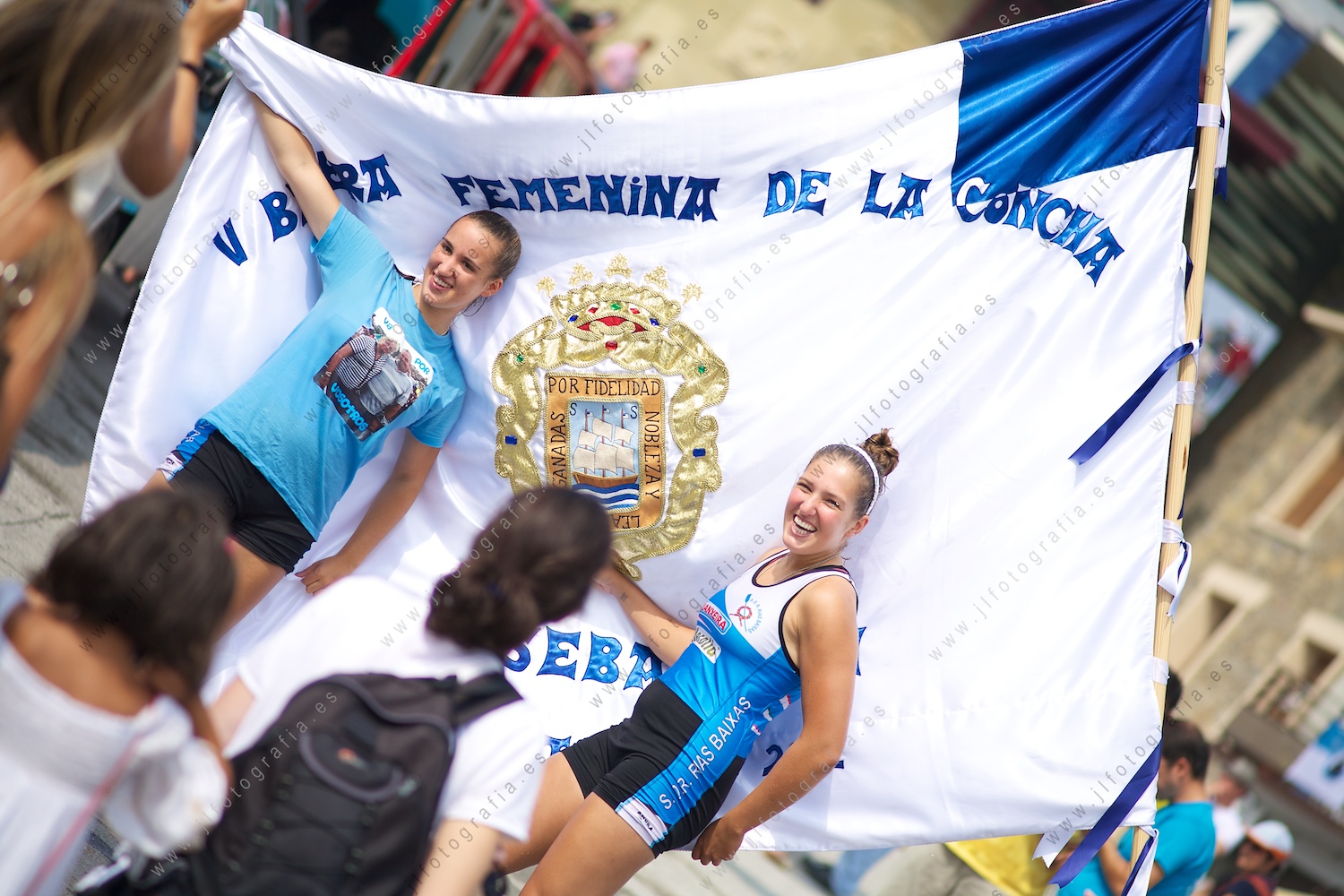 La bandera de la Concha femenina 2012