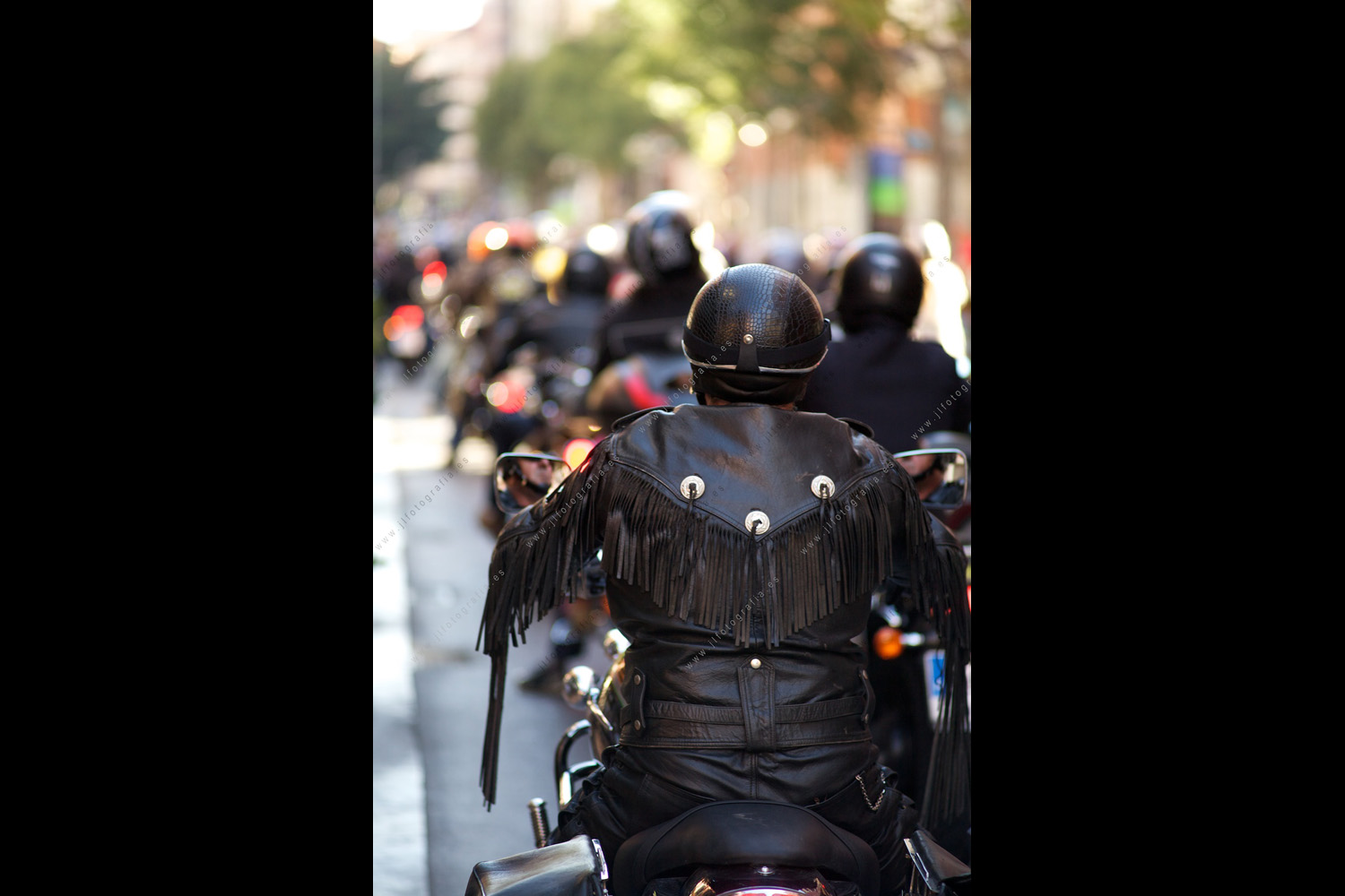 Los fueros recorridos por cientos de motos