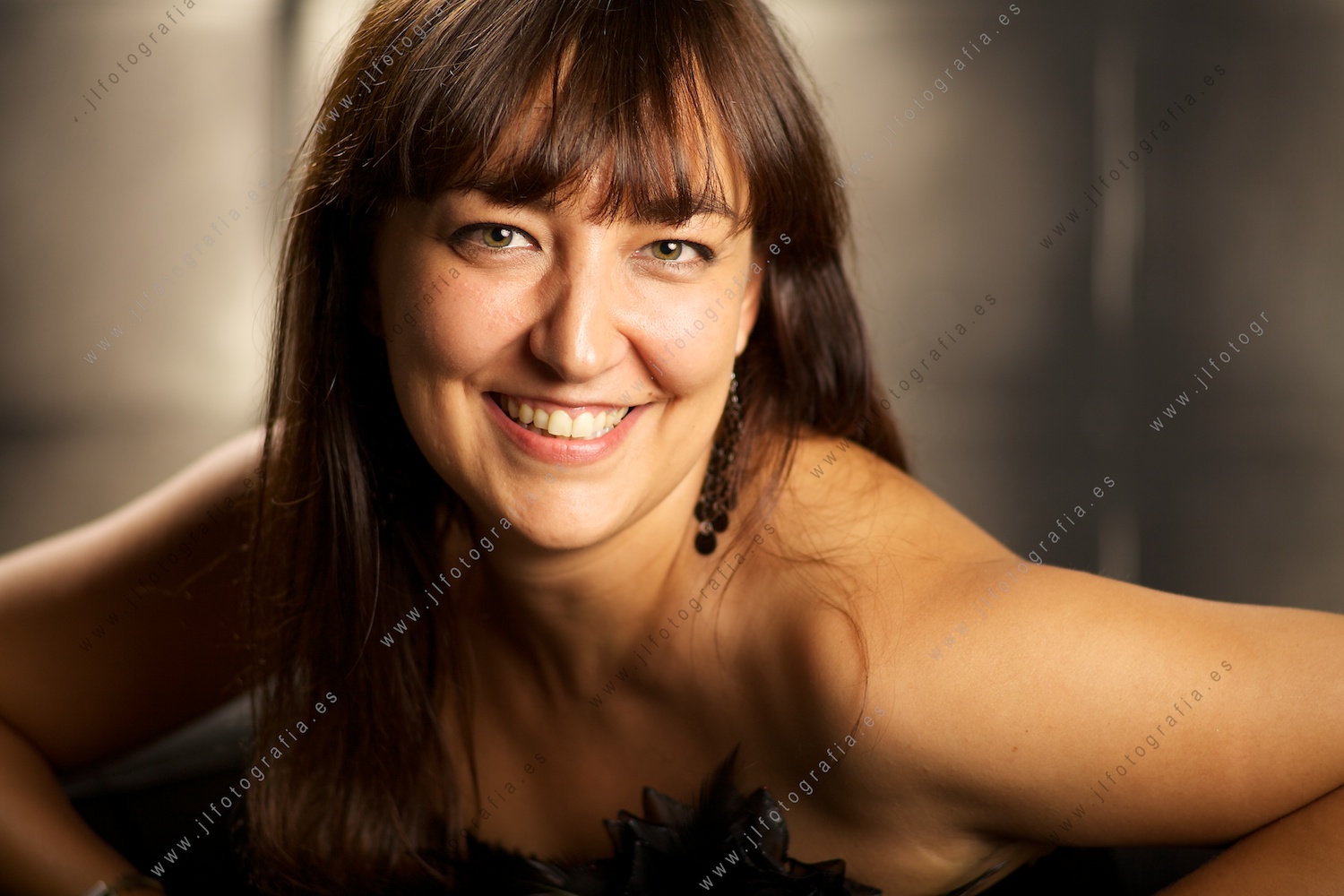 Retrato de señorita, primer plano