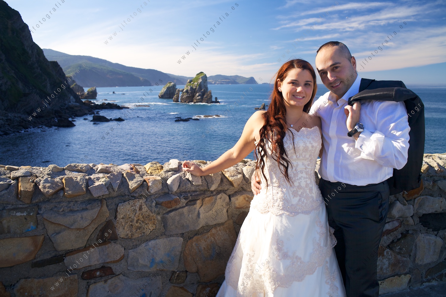 plano americano de los novios