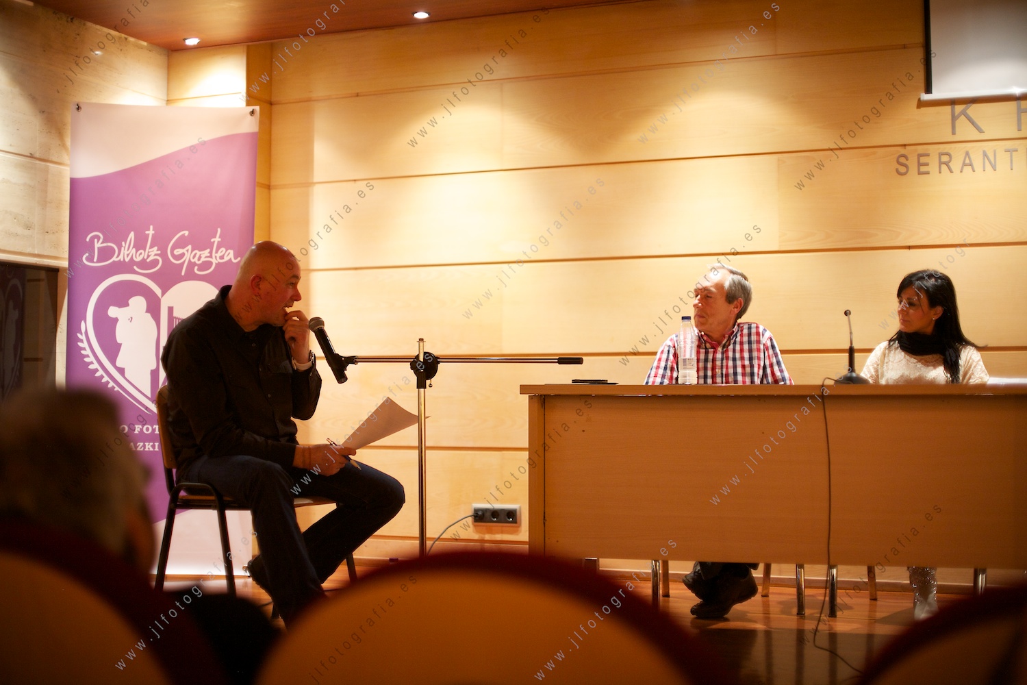 Aurelio Gómez el moderador del debate