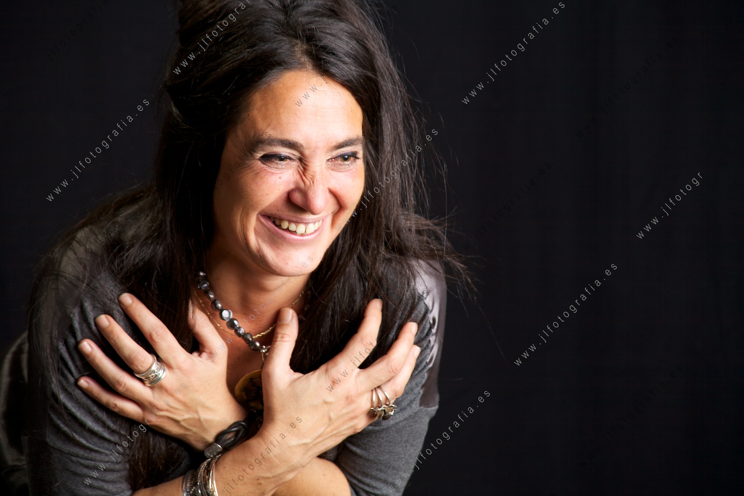 Nerea Gamarra posado en mi estudio de fotografía.