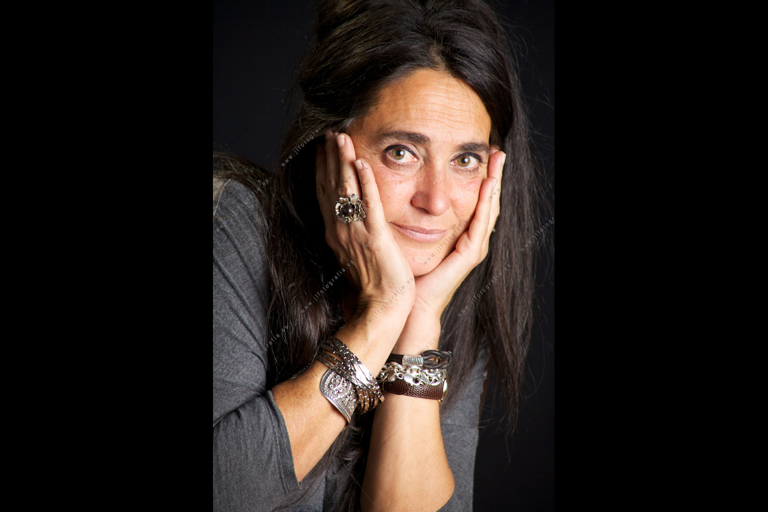 Nerea Gamarra en retrato de plano corto