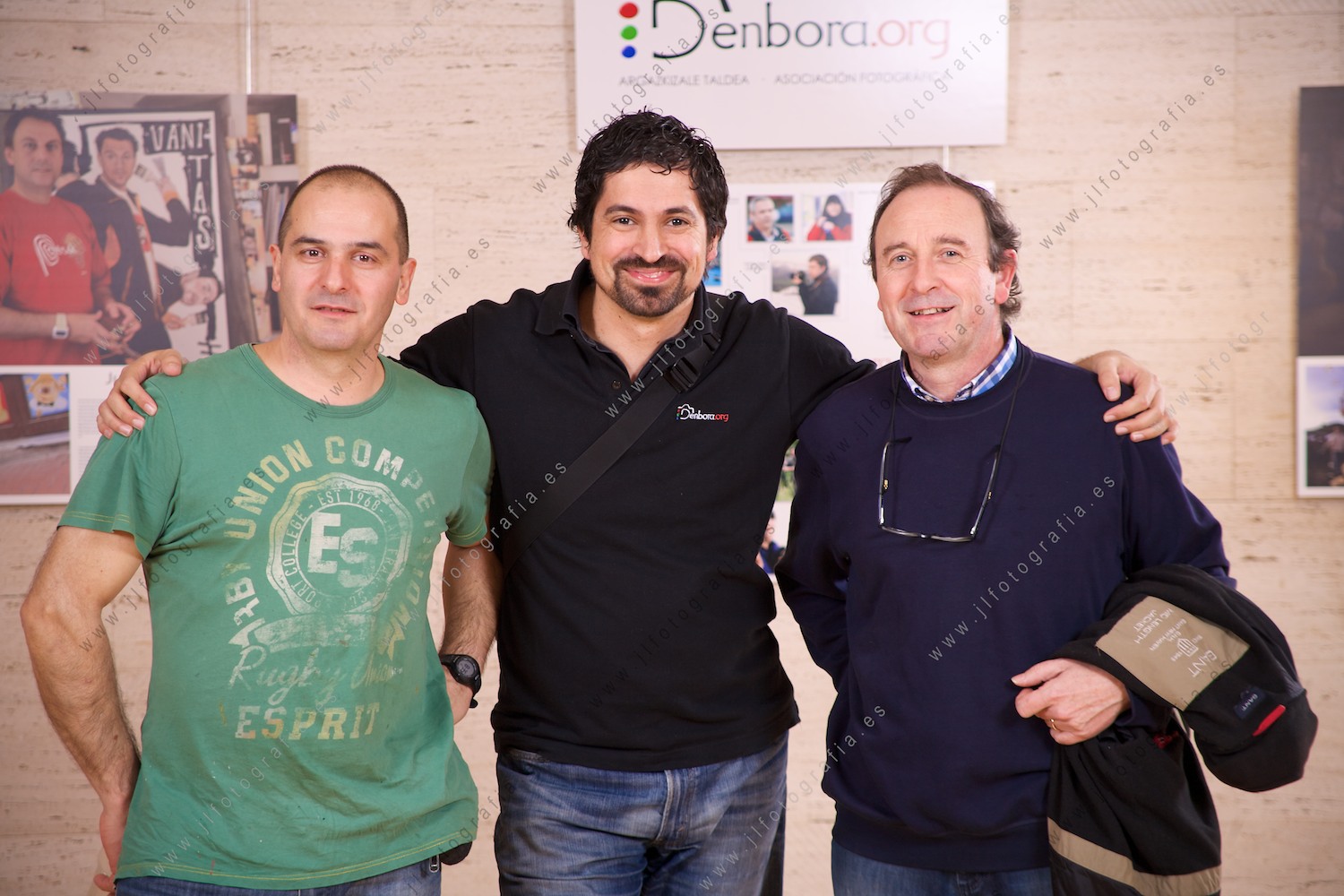 Iñaki Martínez, Iñigo Escalante y Javier Santurtún