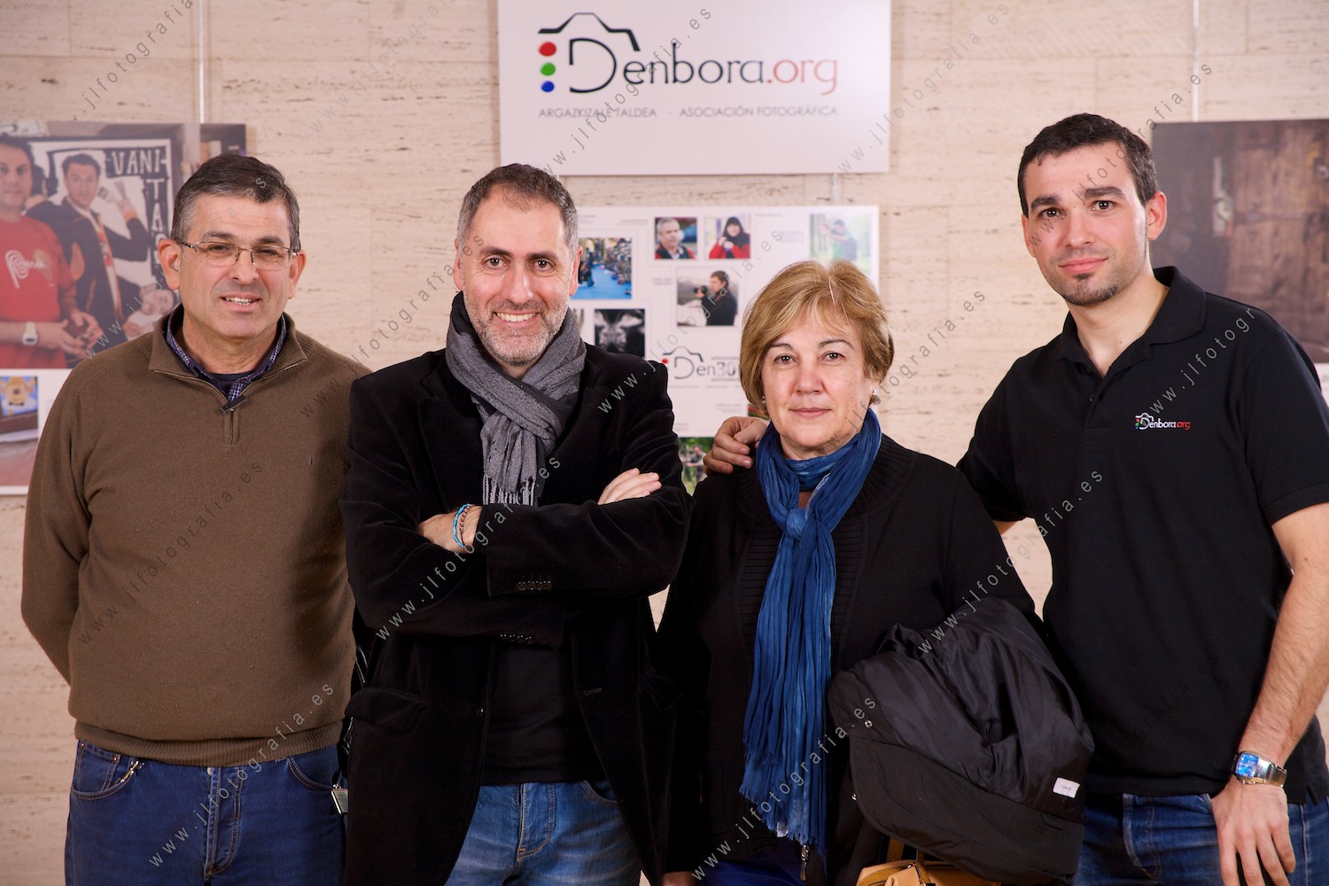 Iñaki Piñero con Mikel Albira y familiares 