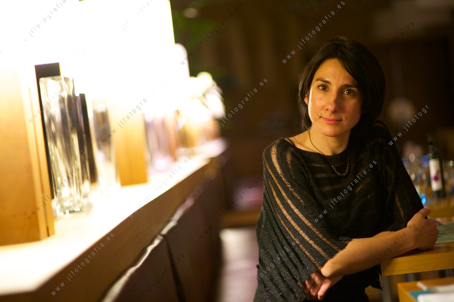 Raquel, socia de Denbora, en un precioso retrato en Novotel