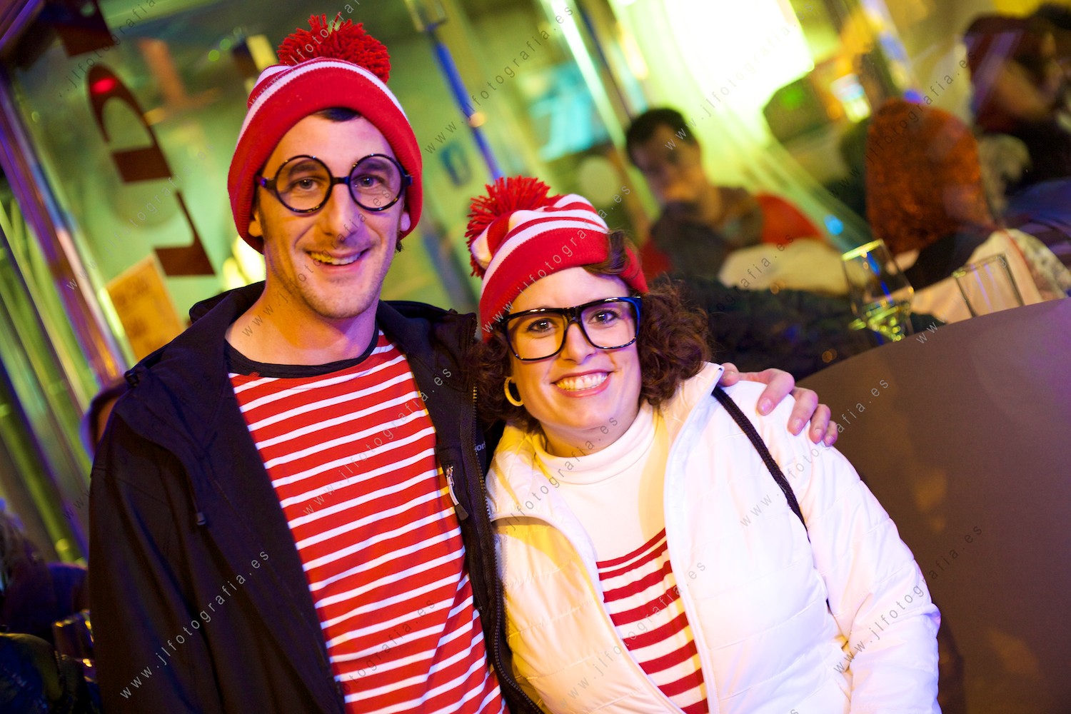 Carnaval de Barakaldo, retrato a disfraz de Wally en Zaballa
