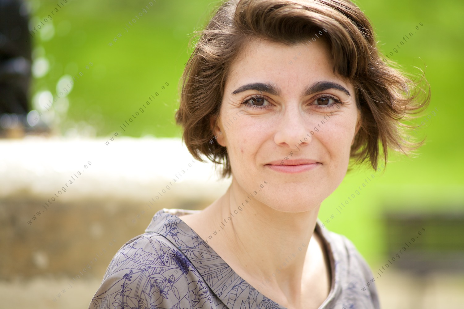 Primer plano de Rosa Martínez en Bilbao