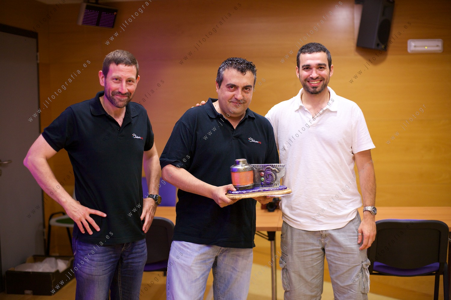 Primer premio del rally para emilio Pérez, socio de Denbora