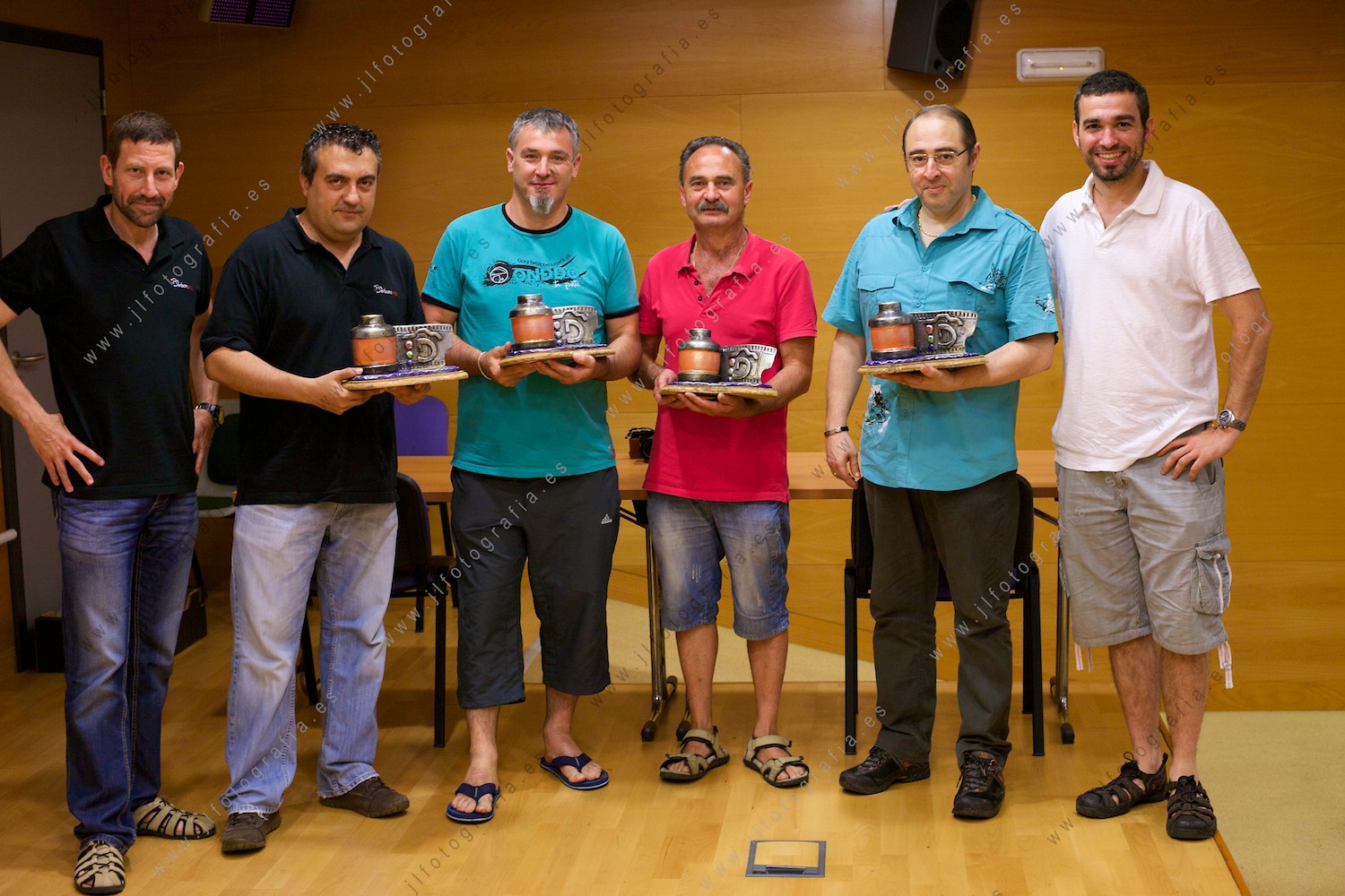 Todos los ganadores, primero, segundo, tercero y el mejor local