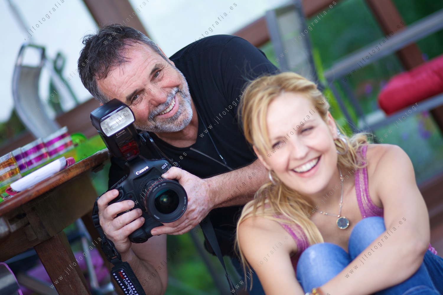 Manuel Ramos Casaus fotografiando durante el reportaje fotográfico