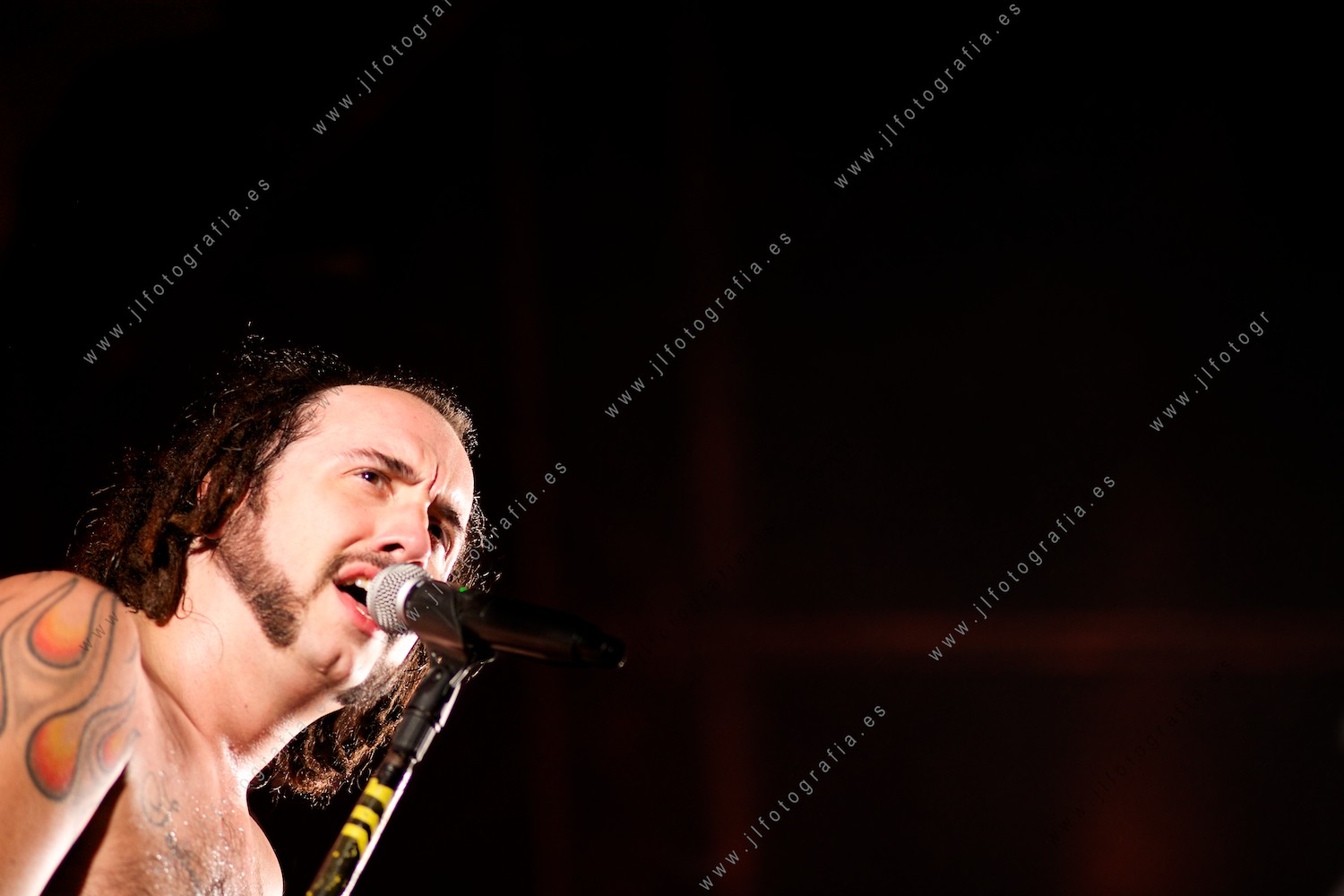 Manu Gallego, cantante de Porco Bravo