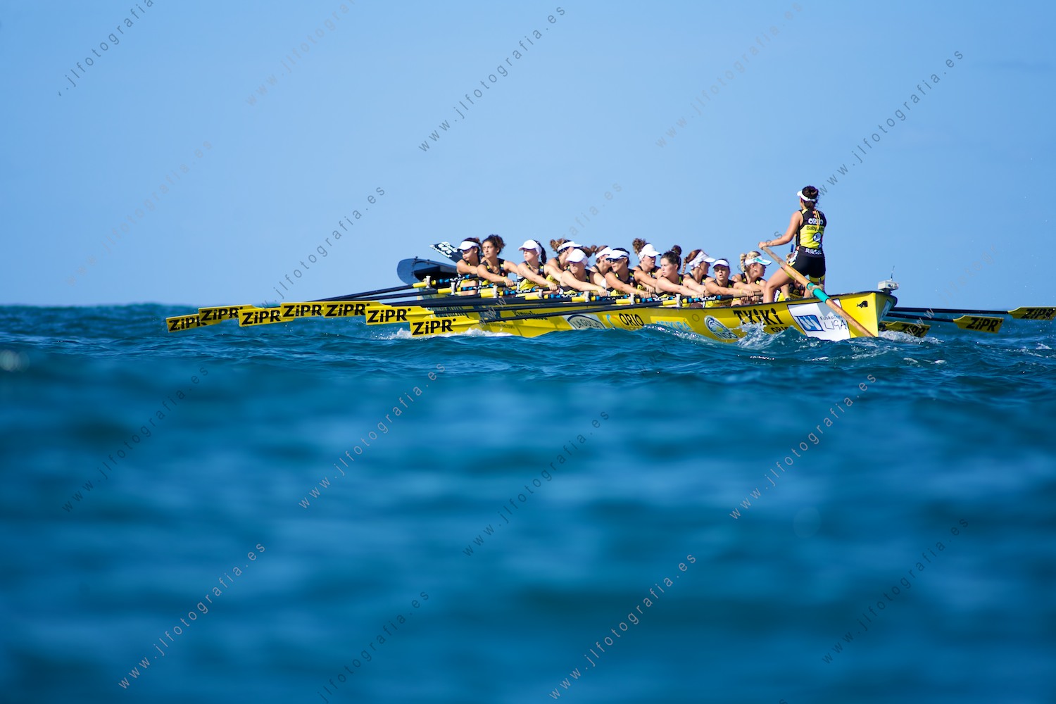 Equipo femenino de remo de Orio