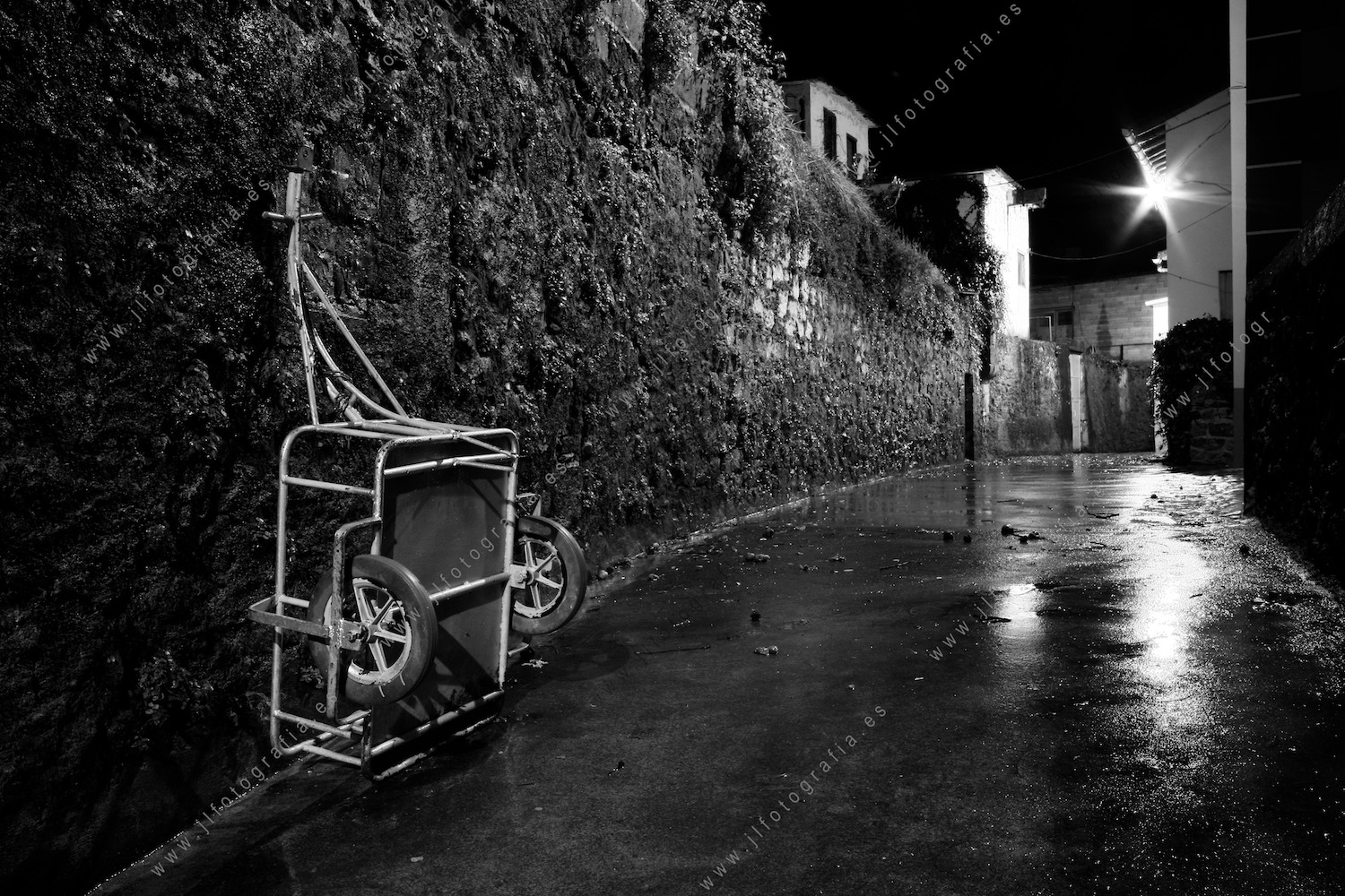 Fotografía para el tema Gran profundidad de campo, en el rally nocturno Gautxori de Azpeitia.