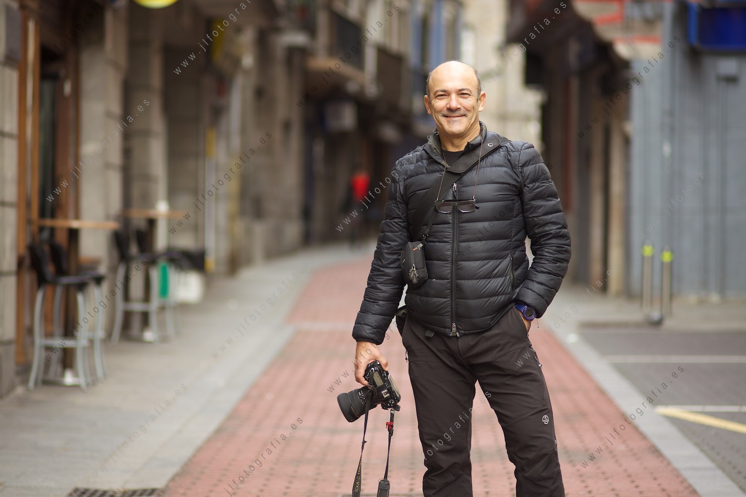 Retrato del fotógrafo de Soraluze Carlos de Cos, un talento enorme y posiblente el mejor fotógrafo que conozco personalmente.. 