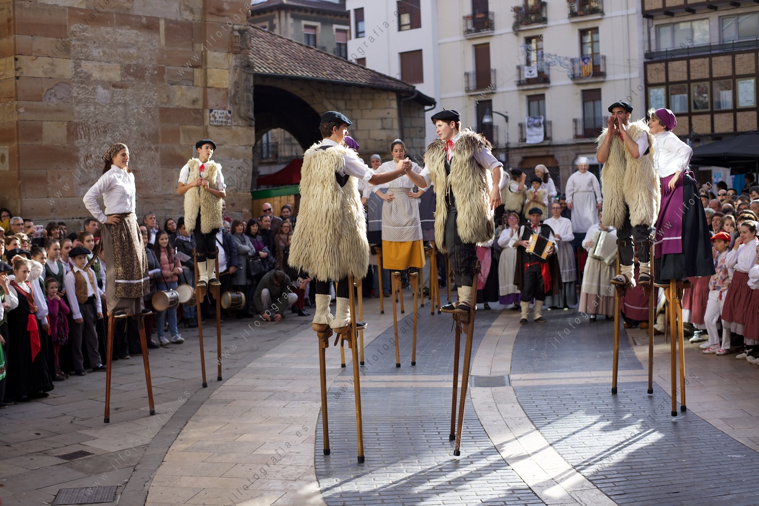 Danzas vascas tradicionales en Durango, Bizkaia