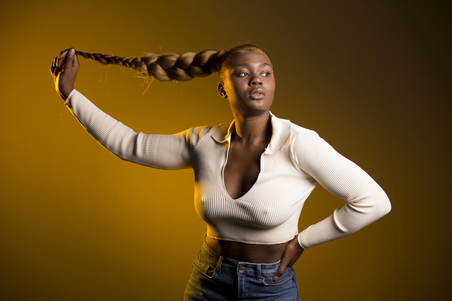 Fotografía de Retrato de estudio en Nerekopi a Constancia, una mujer bella.